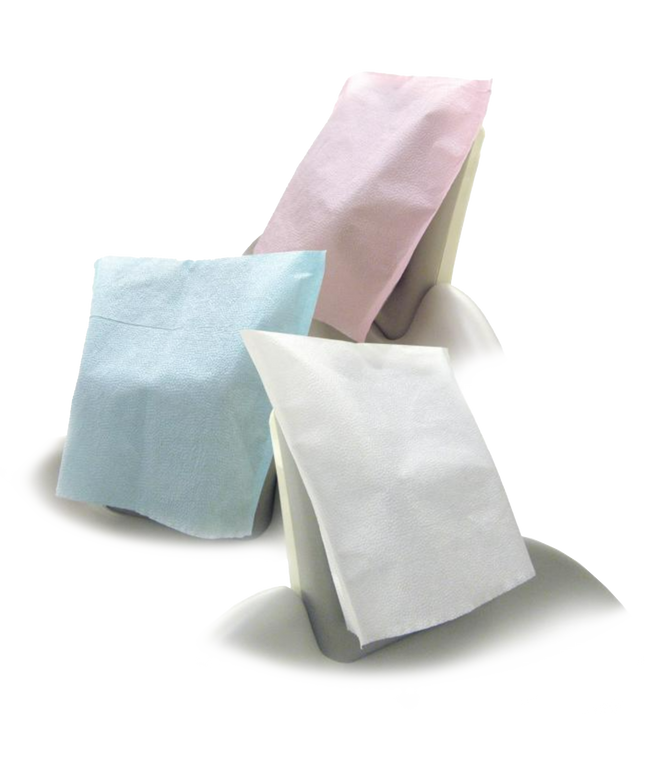 Medicom - Medicom 10" x 10" Lavender Tissue/Poly Head Rest Covers, Box of 500 Covers