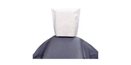 Medicom - Medicom 10" x 13" Blue Tissue/Poly Head Rest Covers, Box of 500