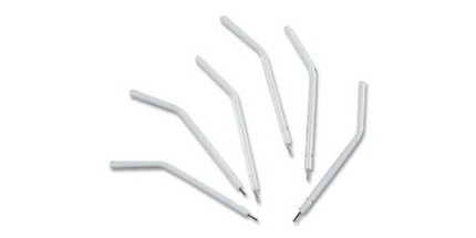 Plasdent - AcuTips Disposable Universal Air/Water Syringe Tips, 3-Way White Plastic