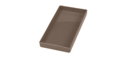 Plasdent - BEIGE Cabinet Organizer #19, 8"L x 4"W x 1"H. Steam and Chemical
