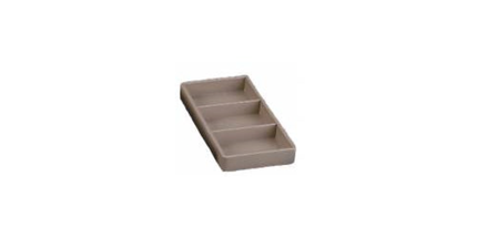 Plasdent - BEIGE Cabinet Organizer #20, 8"L x 4"W x 1"H. Steam and Chemical