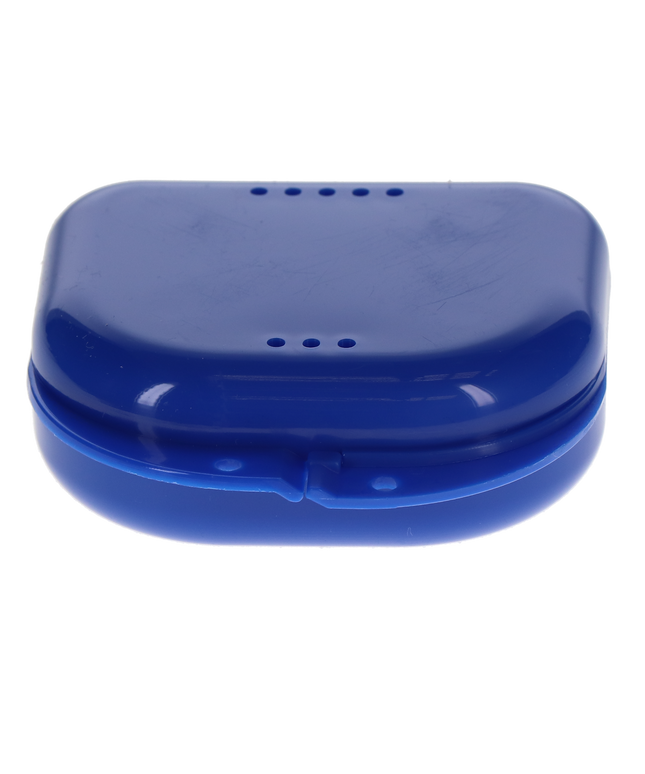 Plasdent - Chroma Retainer Box - Dark Blue, 3-1/8"W x 3"L x 1"H, Package of 12 Boxes