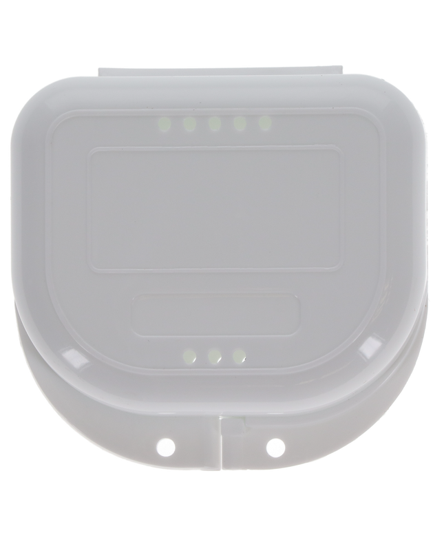 Plasdent - Chroma Retainer Box - White, 3-1/8"W x 3"L x 1"H, Package of 12 Boxes
