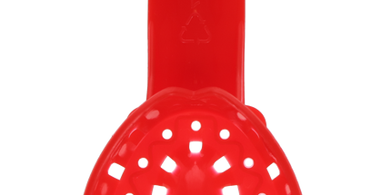 Plasdent - Excellent-Colors Ortho Impression Trays - Perforated #1 Pedo Small Upper Red