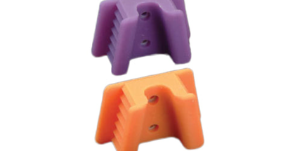 Plasdent - EXTND Silicone Mouth Props - Large (Adult), Orange 2/Pk. Sterilizable by all