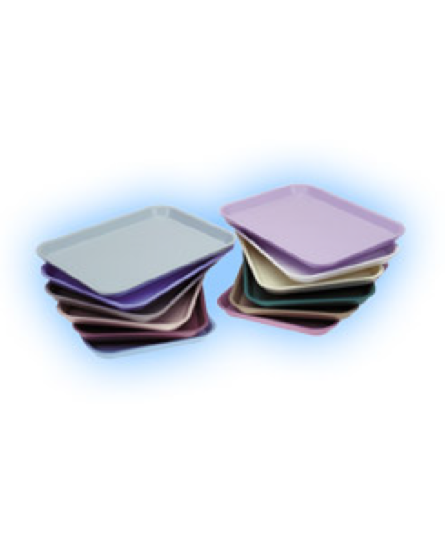 Plasdent - Flat Tray, Size E (Midwest) - Beige, Plastic, 15" X 10-1/2" X 7/8"