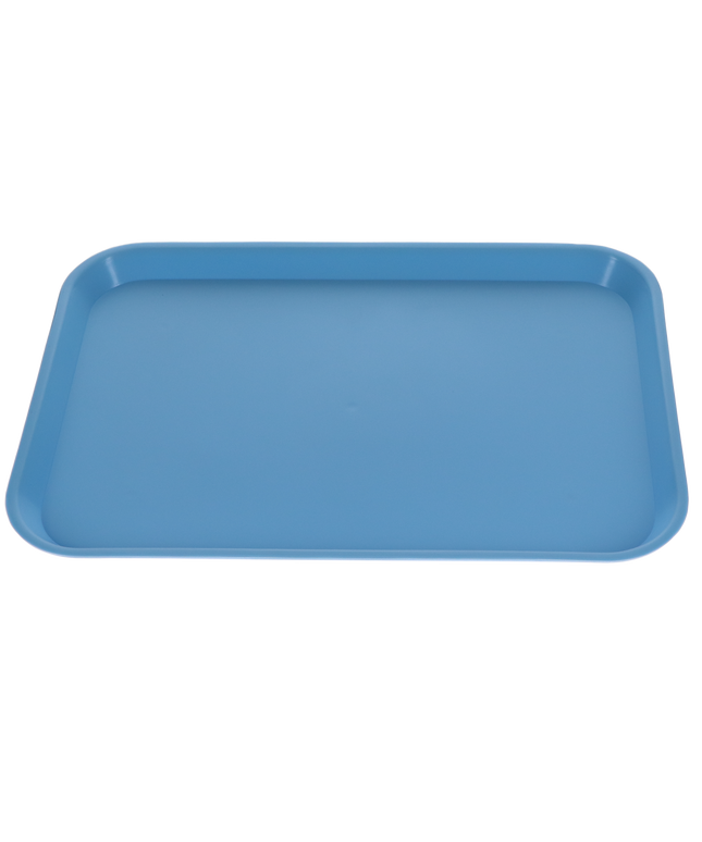 Plasdent - Flat Tray, Size E (Midwest) - Blue, Plastic, 15" X 10-1/2" X 7/8"