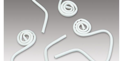 Plasdent - Flexform Flexible saliva ejectors, adjustable coil design, smooth edges, white