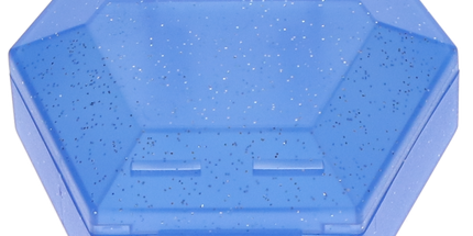 Plasdent - Glitter Premium Retainer Boxes for Retainer, Splint and Night Guard, Color