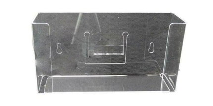 Plasdent - Horizontal Tissue Box Dispenser, Wall Mount, For Tissue Boxes