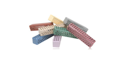 Plasdent - Instrument Steri Container - White, 8" x 1-3/4" x 1-34", with Snap