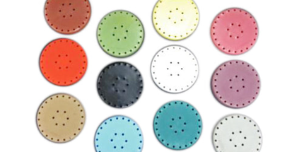 Plasdent - Large Round Bur Block - Neon Blue, Magnetic, 28 Burs Capacity