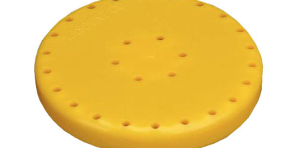 Plasdent - Large Round Bur Block - Neon Yellow, Magnetic, 28 Burs Capacity