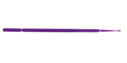 Plasdent - MaxMicro 2.0mm Regular Tip Micro Applicators, Purple, Box of 100