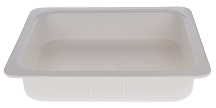 Plasdent - Operation Tub WHITE 9-3/8" x 11-1/2" x 2-5/8" with 3/4" Lip
