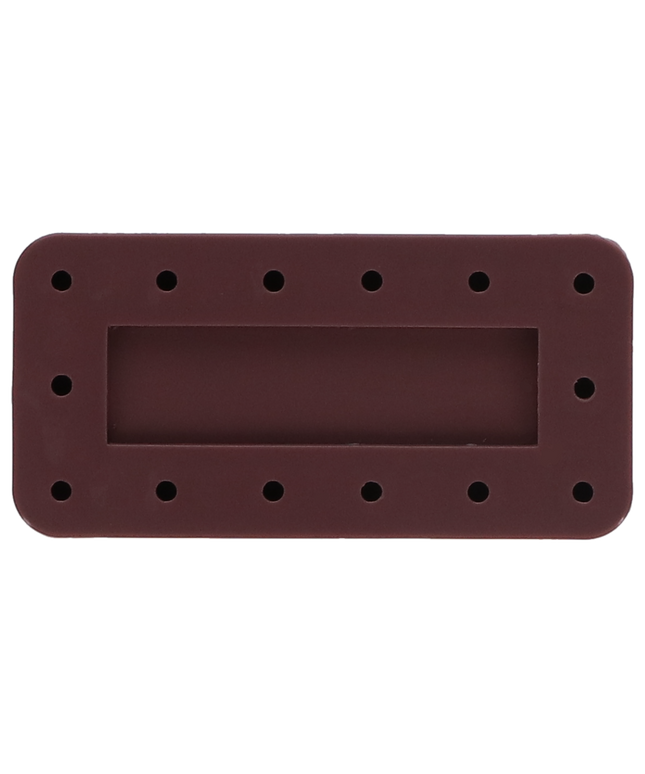 Plasdent - Rectangular Bur Block - Mauve, Magnetic, 14 Burs Capacity, Dimension