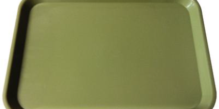 Plasdent - Set-up Tray Divided Size B (Ritter) - Neon Green, Plastic, 13-1/2" x