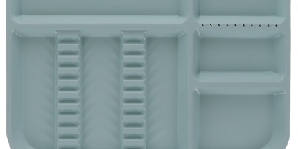 Plasdent - Set-up Tray Divided Size B (Ritter) - Pastel Sea Green, Plastic