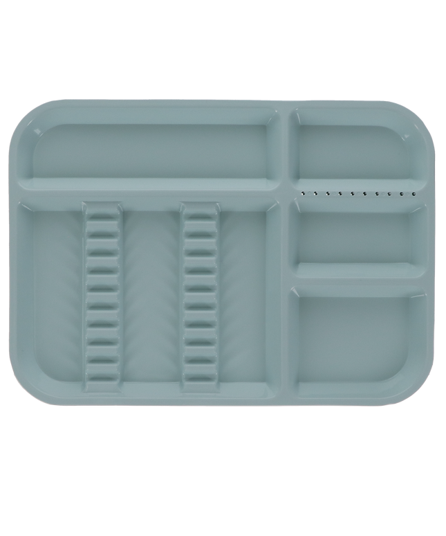 Plasdent - Set-up Tray Divided Size B (Ritter) - Pastel Sea Green, Plastic