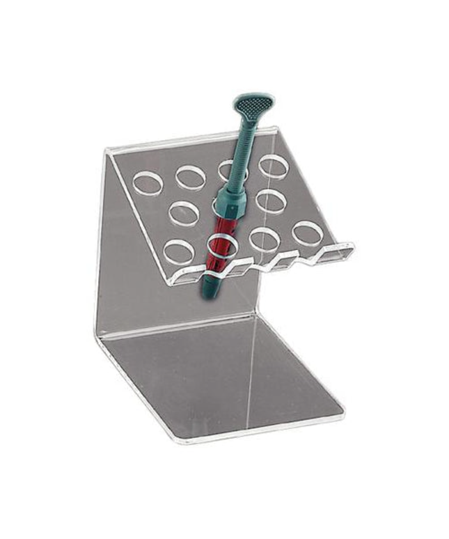 Plasdent - Small Composite Material Organizer - Clear, 14 syringe capacity, 4" W