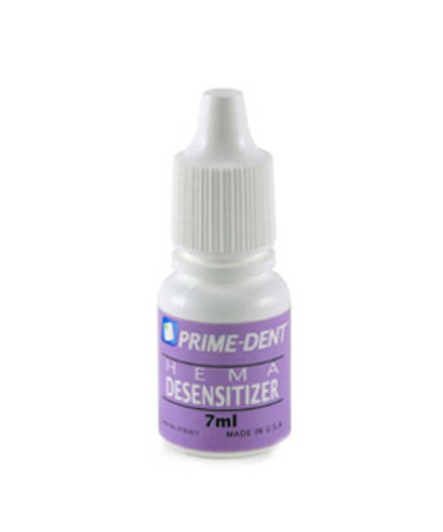 Prime-Dent - Hema Desensitizer 7mL Bottle. Contains Hema and Benzalkaonium