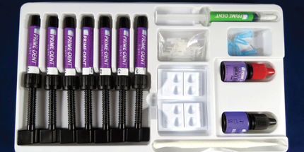Prime-Dent - Hybrid Composite 4 Syringe Kit. VLC (Visible Light Cure)