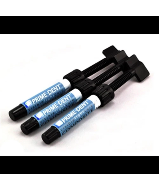Prime-Dent - Hybrid Composite A2 Syringe. VLC (Visible Light Cure), Resin-based