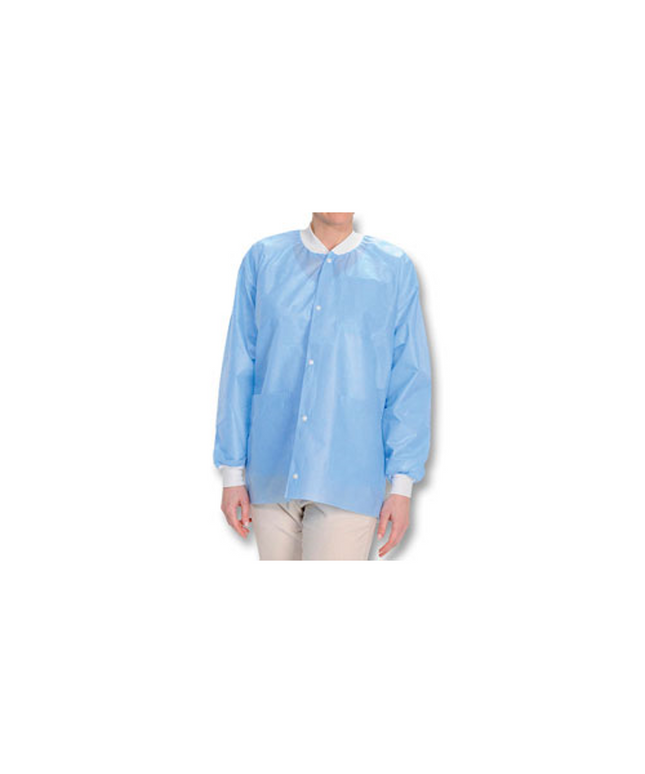 Valumax - Easy-Breathe Lab Jacket Ceil Blue Medium 10/Pk