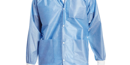 Valumax - Easy-Breathe Lab Jacket Ceil Blue Small 10/Pk