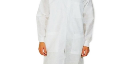 ValuMax - Extra-Safe Lab Coats - White Small 10/Pk. Knee-Length, Light-Weight (3660WHS)