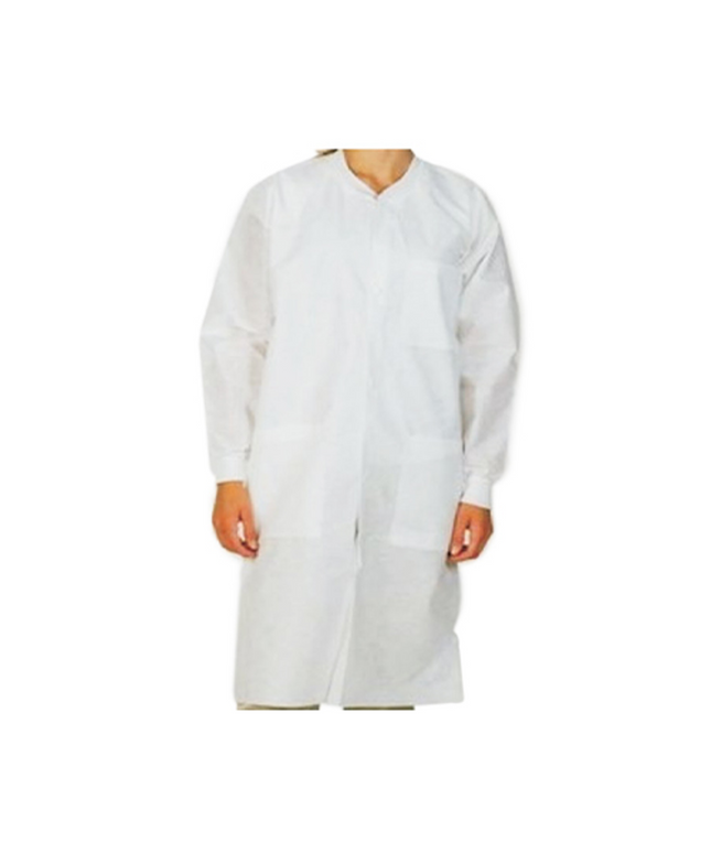 ValuMax - Extra-Safe Lab Coats - White Small 10/Pk. Knee-Length, Light-Weight (3660WHS)