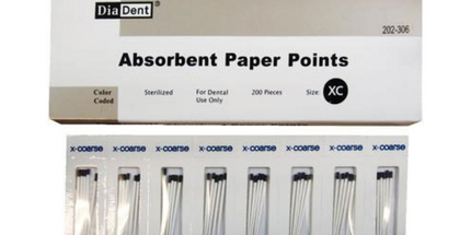 Absorbent Points X-Coarse Black Cell Package 200/Pk
