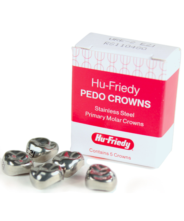 SS Crowns Upper Right Primary 2nd #6 5/Pk