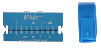 e-Ruler Endo File Ruler w/ rubber stop locks