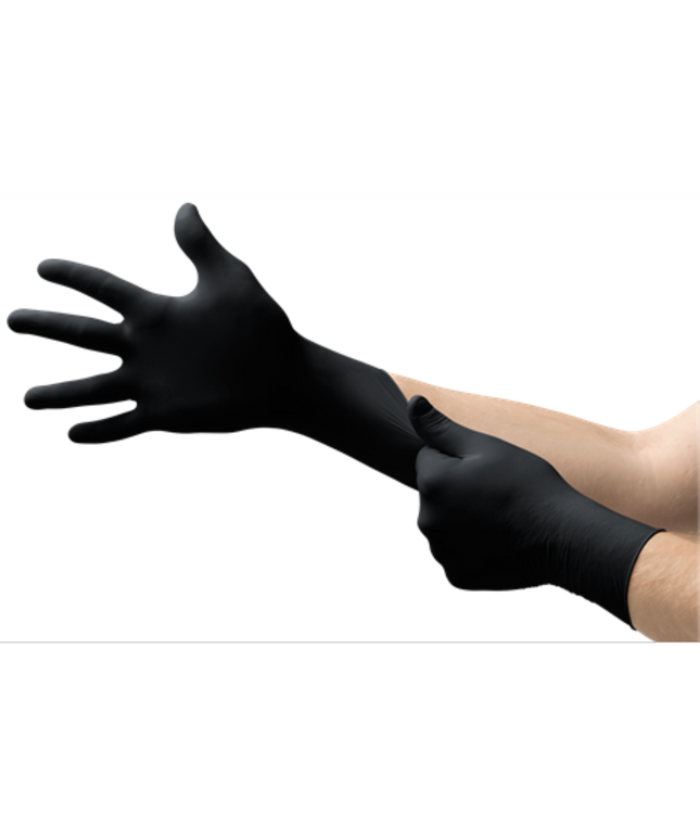 Midknight PF Nitrile Black Exam XX-Large 100/Bx