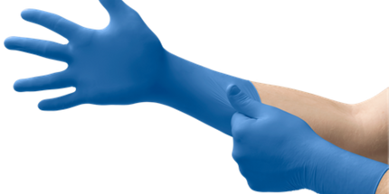 SafeGrip EC PF Latex Gloves Large 50/Box