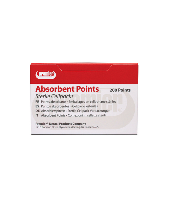 Premier - Absorbent Points Sterile Coarse 200/Pk
