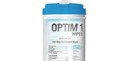 Optim 1 Wipes10x10 60/Cn x 12/Cs