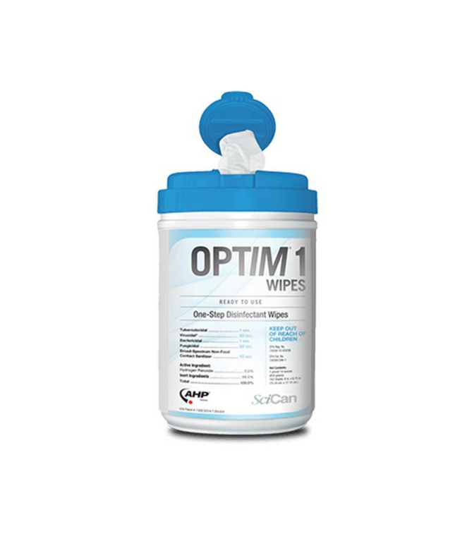 Optim 1 Wipes10x10 60/Cn x 12/Cs