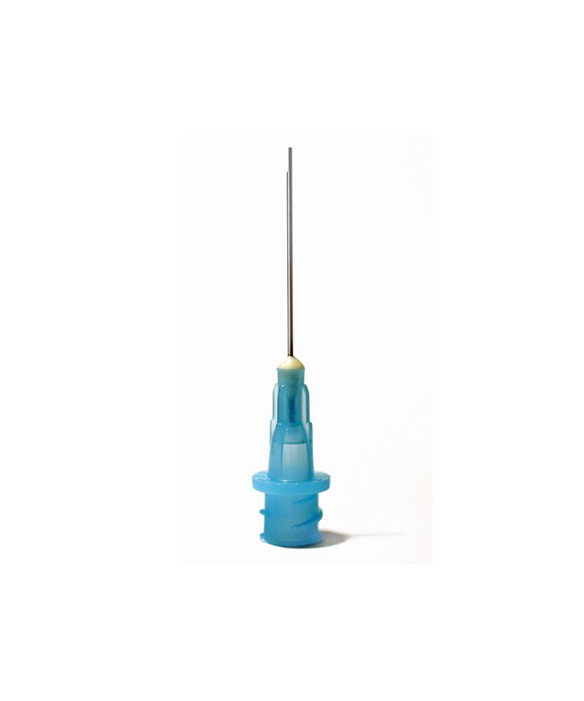 Vista - Secure-Lock Appli-Vac 1" Bendable Needle Tips 27ga 80/Bag Yellow