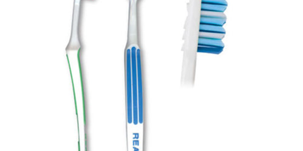 Reach Advanced Design Toothbrush - Adult Soft Full 72/Pk. Raised rubber ridges
