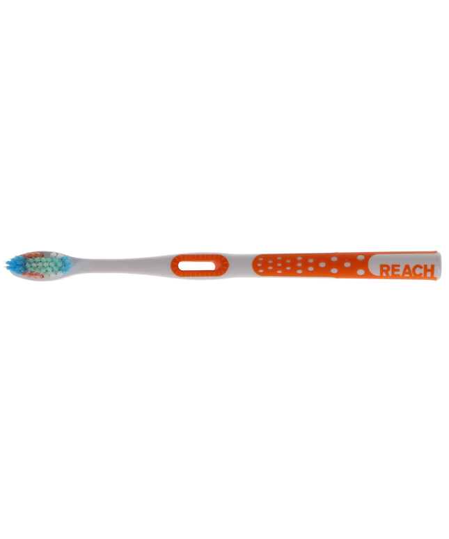 Reach Total Care Floss-Clean Toothbrush - Adult Soft 72/Pk. Designed