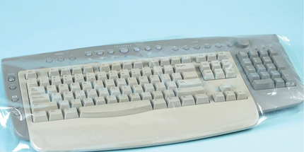 Plasdent - Small Keyboard Cover 12.5" x 8" 250/Bx. Clear plastic design protects