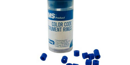 Color Code Instrument Rings Large 50/Pk Blue