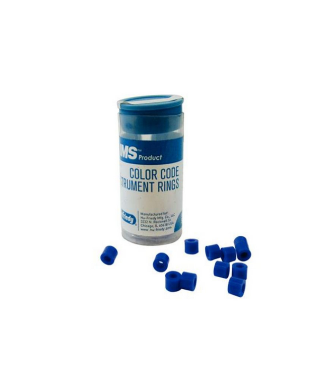 Color Code Instrument Rings Large 50/Pk Blue
