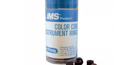 Color Code Instrument Rings Regular 50/Pk Gray
