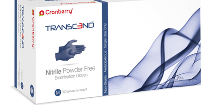 Cranberry - Transcend Nitrile Gloves 300/Bx Large