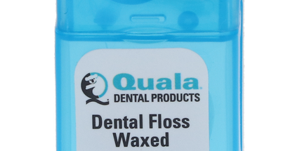 Quala - Dental Floss Nylon Floss, Waxed Plain, 12 yds, 72/cs