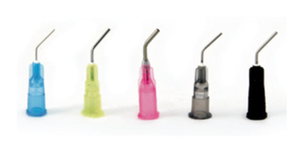 Quala - Pre-Bent Dispensing Tips 19G Tip, Black, 100/bg