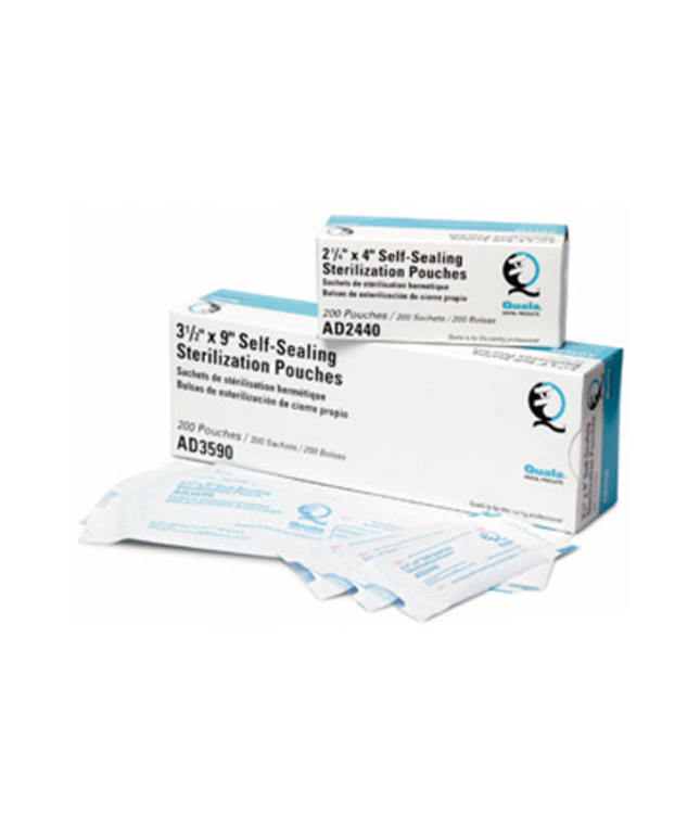 Quala - Sterilization Pouch, 3?" x 9", 500/bx